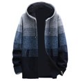 thumbnail image 1 of Men's Classic Soft Sweater Autumn Winter Men Plus Thick Sweater Large Size Hooded Cardigan Hat Comfortable Stylish Sweaters, 1 of 6