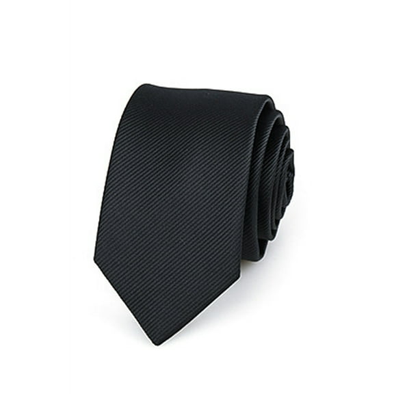 Men's Classic Solid Color Tie Mens Necktie for Business and Wedding