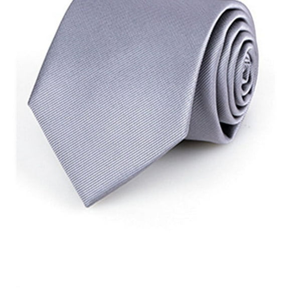 Men's Classic Solid Color Tie Mens Necktie for Business and Wedding