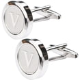 thumbnail image 1 of Men's Classic Stainless Steel Initials Cufflinks 26 Initials Cufflinks Business Wedding Shirts A-Z, Men's Shirts Personalized Initials A-Z, Classic Initials, 1 of 6