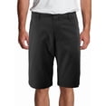 thumbnail image 1 of Men's Classic Stretch Cotton Blend Slim Fit Below The Knee Casual Chino Shorts (Black, 42), 1 of 3