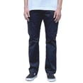 thumbnail image 1 of Men's Classic Stretch Cotton Blend Work Trousers Multi Pocket Cargo Pants (Navy, 34), 1 of 3