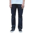 thumbnail image 1 of Men's Classic Stretch Cotton Blend Work Trousers Multi Pocket Cargo Pants (Navy, 44), 1 of 3