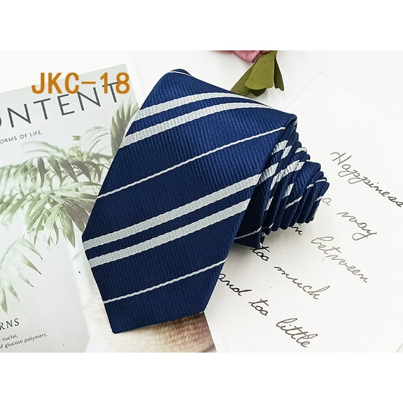 Men's Classic Stripe Jacquard Woven Silk Tie Formal Party Suit Necktie