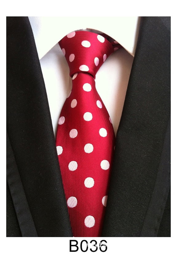 Men's Classic Stripe Silk Tie Woven Jacquard Necktie Extra Long Big and Tall Formal Party Business Wedding Necktie
