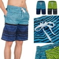 thumbnail image 1 of Men's Classic Swim Trunks, with Mesh Lining Beach Board Shorts, Swim Shorts with Pockets, 1 of 7