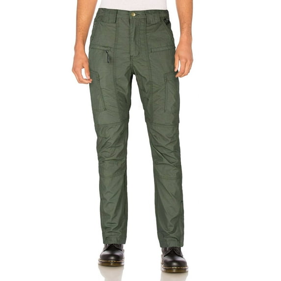 Men's Classic Tactical Pro Durable Utility Multipocketed Work Cargo Pants (Green, 32W x 30L)