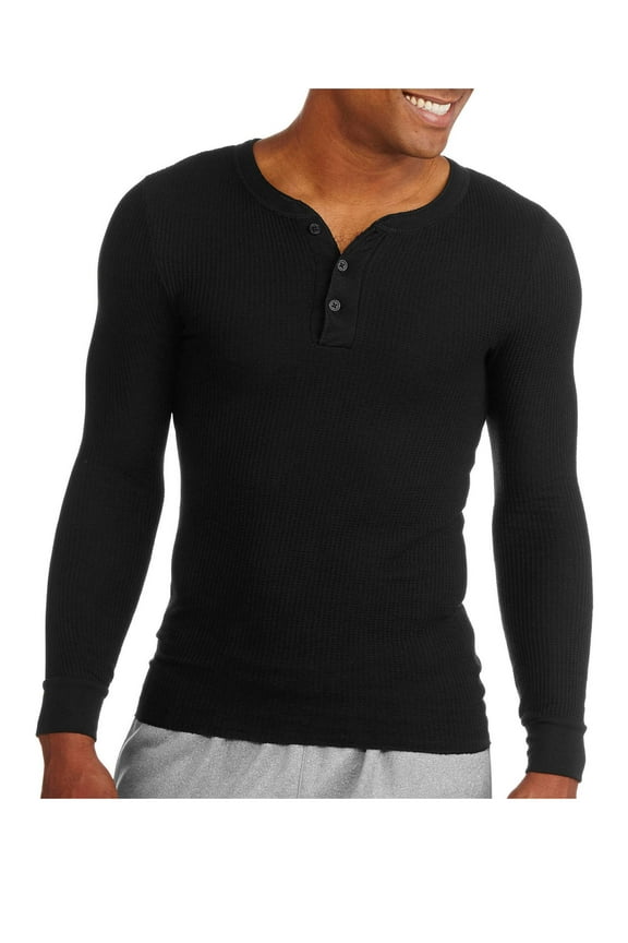 Men's Classic Thermal Henley Top