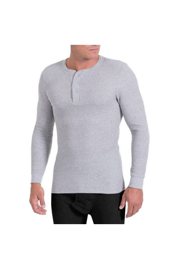 Men's Classic Thermal Henley Top