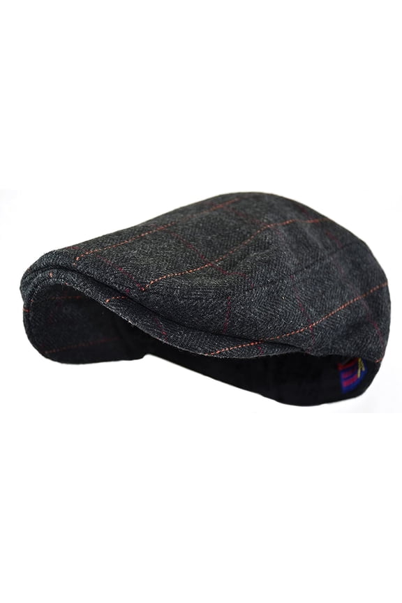 Men's Classic Tweed Flat Cap Vintage Wool Blend Newsboy Hat Stylish and Comfortable Ivy Cap