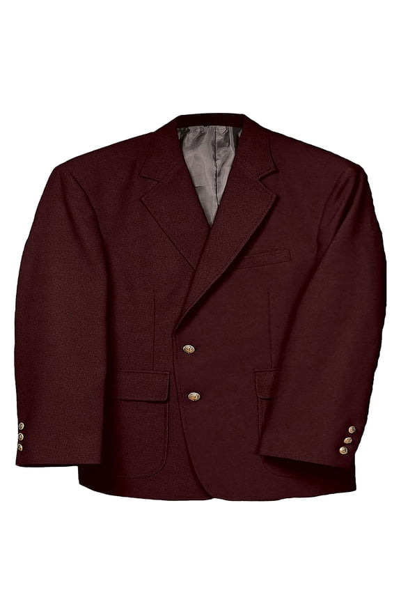 Men's Classic Two Button Single Breasted Blazer, Style 3500