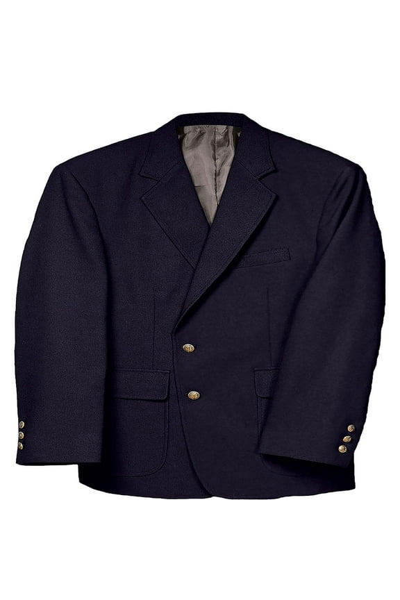 Men's Classic Two Button Single Breasted Blazer, Style 3500