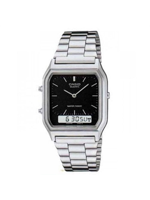 Men's Classic Watch Quartz Mineral Crystal AQ-230A-1D