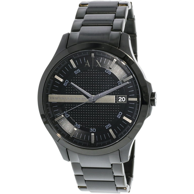 Classic Men\'s Mineral Watch Quartz AX2104 Crystal