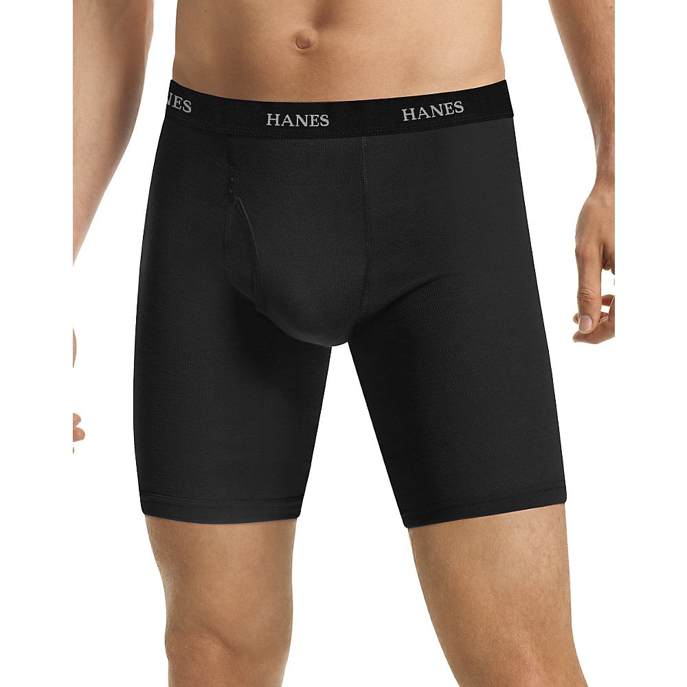 Men's Classics Tagless Stretch Fit Boxer Briefs with Comfort Flex Waistband (4-Pack)