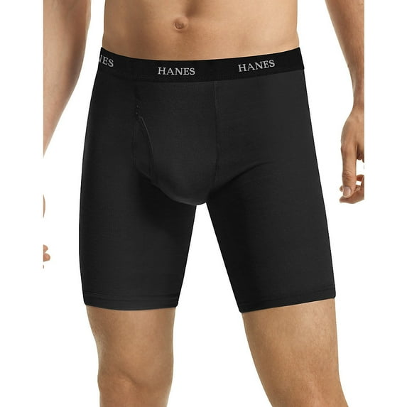 Men's Classics Tagless Stretch Fit Boxer Briefs with Comfort Flex Waistband (4-Pack)