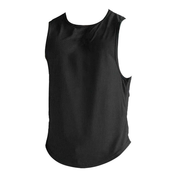 Men's Clothing Casual Tank Tops Men's Workout Sleeveless Shirts Leisure Muscle Fitness Mesh Breathable Quick Drying Sleeveless Quick Dry Muscle Swim Shirt