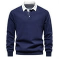 thumbnail image 1 of Men's 2025 Shirt Long Sleeve Tactical Shirts Collar Men'S Sweater Casual Versatile Bottom Dry Fit Lightweight Golf Shirts Outdoor UPF 50+ Shirt, 1 of 3