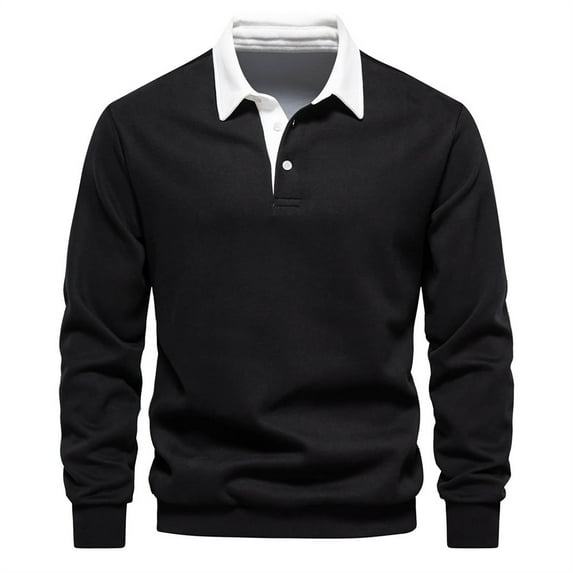 Men's 2025 Shirt Long Sleeve Tactical Shirts Collar Men'S Sweater Casual Versatile Bottom Dry Fit Lightweight Golf Shirts Outdoor UPF 50+ Shirt