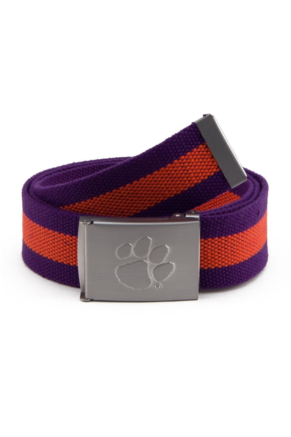 Men's Clemson Tigers Fabric Belt