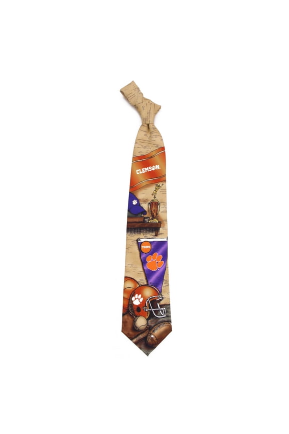 Men's Clemson Tigers Nostalgia Tie