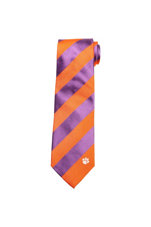 Men's Clemson Tigers Regiment Woven Silk Tie