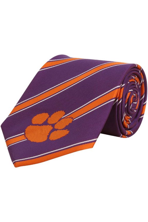 Men's Clemson Tigers Woven Poly Tie