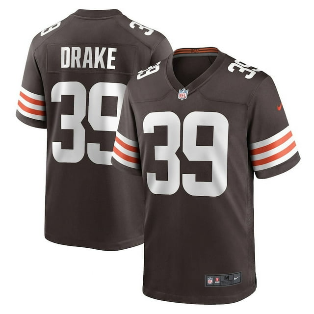 Men's Cleveland_Browns Kenyan Drake Brown Game Jersey - Walmart.com