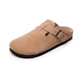 thumbnail image 1 of Men's Clogs Adjustable Buckle Slip On Cork Footbed Home Clog Slippers Shoes Unisex New, 1 of 6