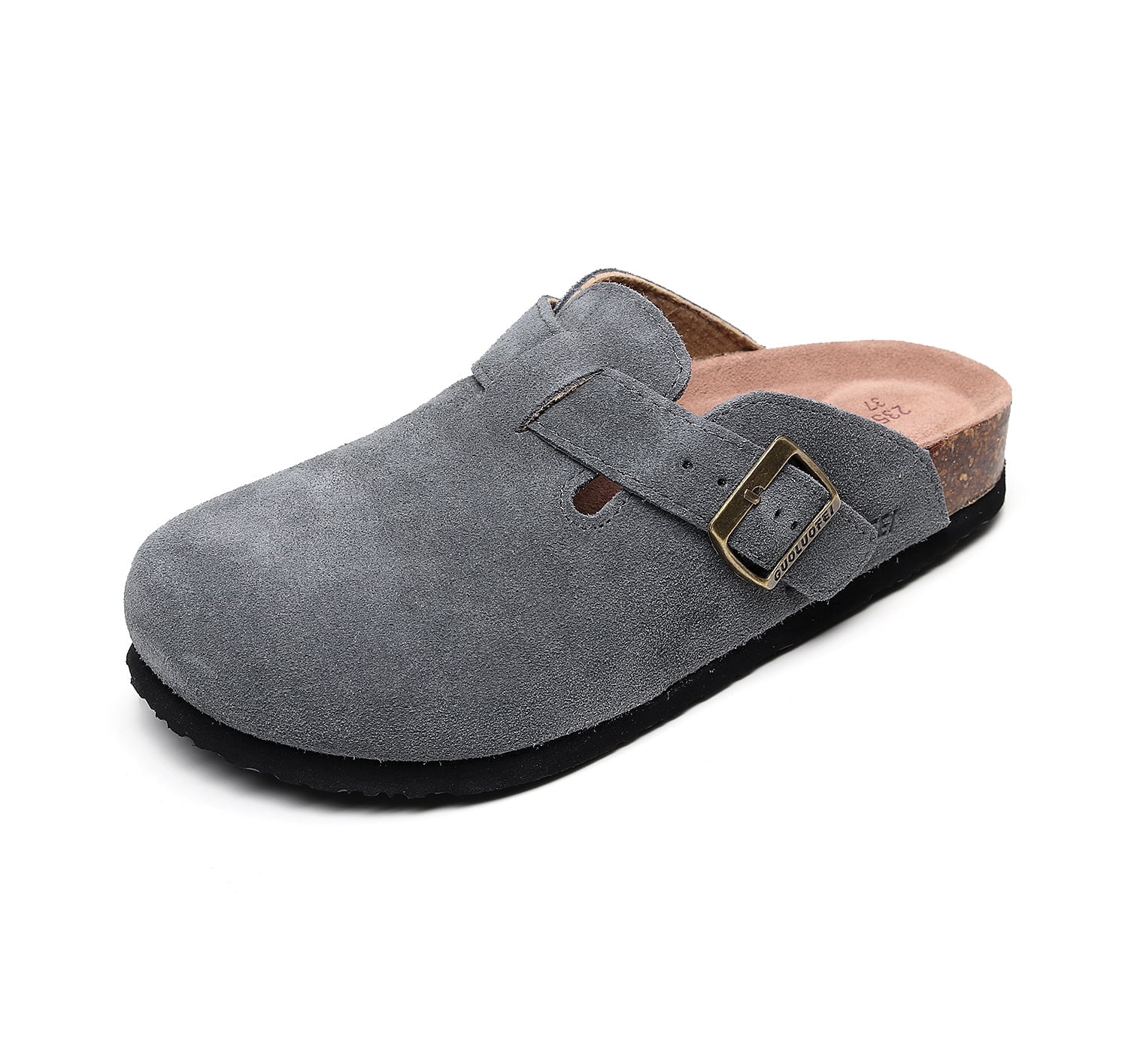 Mobils Mephisto Clogs Mens EU 44 Thea Wool Felt  Comfort Cork Footbed Gray Handmade Felted Wool Clogs: Men main image 2