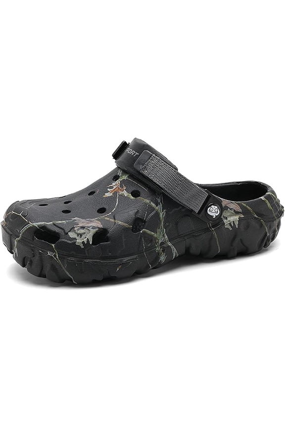 Men's Clogs Athletic Sports Outdoor Sandals Water Beach Shoes Slippers Sandals Lightweight Comfortable Breathable with Adjustable Back Strap - River Edge