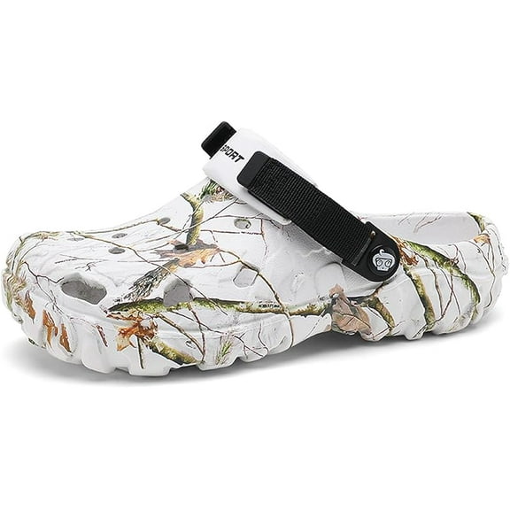 Men's Clogs Athletic Sports Outdoor Sandals Water Beach Shoes Slippers Sandals Lightweight Comfortable Breathable with Adjustable Back Strap - River Edge