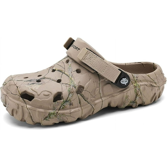 Men's Clogs Athletic Sports Outdoor Sandals Water Beach Shoes Slippers Sandals Lightweight Comfortable Breathable with Adjustable Back Strap - River Edge