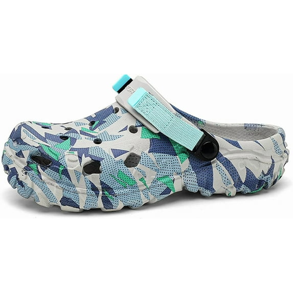 Men's Clogs Athletic Sports Outdoor Sandals Water Beach Shoes Slippers Sandals Lightweight Comfortable with Adjustable Back Strap - River Edge