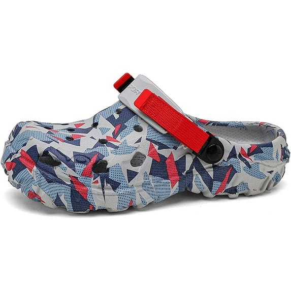 Men's Clogs Athletic Sports Outdoor Sandals Water Beach Shoes Slippers Sandals Lightweight Comfortable with Adjustable Back Strap - River Edge
