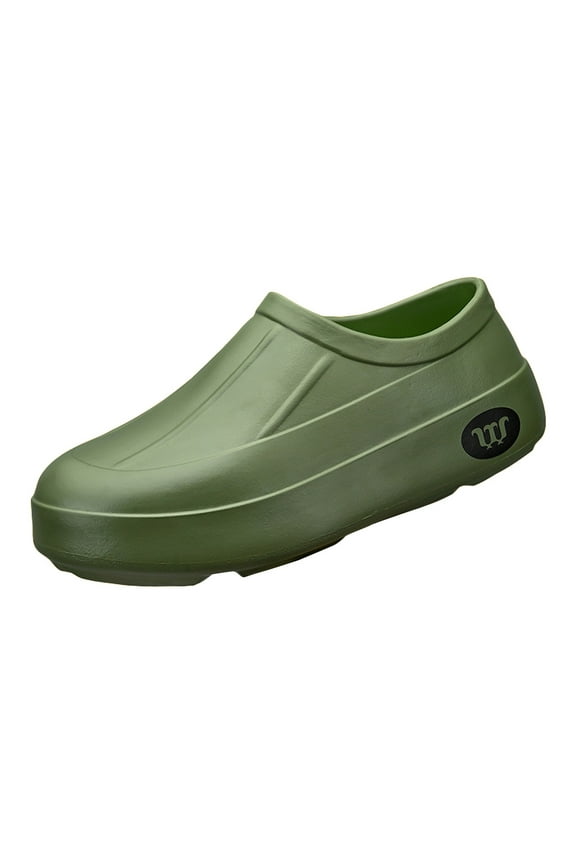 Men's Clogs Non Slip Garden Nursing Shoes for Men Food Service Restaurant Chef Nurse Slip on Gardening Shoes