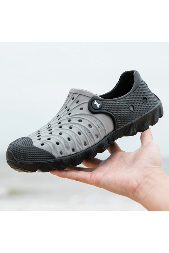 Men's Clogs Slip On Casual Shoes Waterproof Slippers Garden Beach Swim Sandals