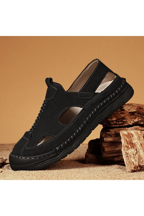 Men’s Closed-Toe Clogs – Lightweight Breathable Slip-On Round Toe Sandals for Fishing, Beach, Camping & Outdoor Summer Activities