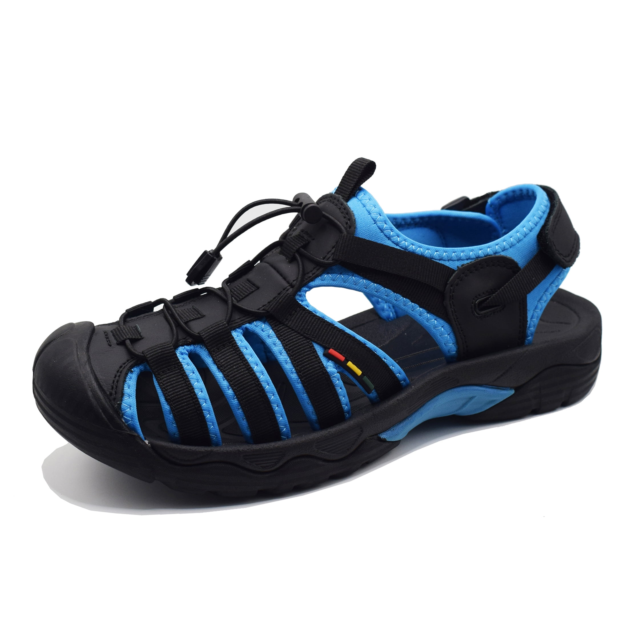 Hiking Sandals Men\'s Dark Blue Athletic Cushioned Closed Toe Fisherman Shoes Closed toe sandals : r/BarefootRunning main image 4