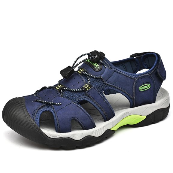 Men's Closed Toe Sport Outdoor Hiking Sandals Summer Athletic Walking Casual Beach Water Shoes
