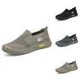thumbnail image 1 of Men's Cloth Shoes New Breathable Not Stinky Feet Mesh Shoes One Foot Stirrup Lazy Shoes Soft Bottom Casual Shoes Walking Shoes For Men, 1 of 8