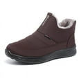 thumbnail image 1 of Men's Cloth Shoes with Suede Fashion Thick Warm Flat Non-slip Boots, 1 of 4