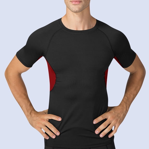 Men's Clothing Dgankt Mens Workout Shirts Men's Big and Tall Short Sleeve Swim Shirt Rash Guard Sun Shirt Quick Dry T-Shirt