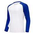 thumbnail image 1 of Men's Clothing Men's Casual Raglan 3/4 Long Sleeve Soft Cotton Basic Sports Baseball Jerseys T Shirts, 1 of 6