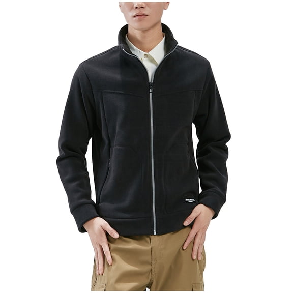 Men's Clothing Men's Fleece Sweatshirts and Jackets, Long Sleeve Zip-Up and Pullover Styles, for Winter Warmth