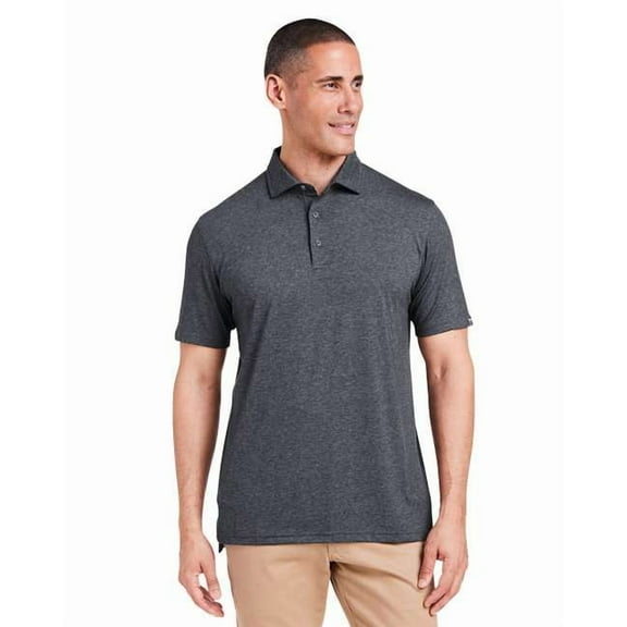 tasc TM538 Cloud Lightweight Polo-Black Heather-S