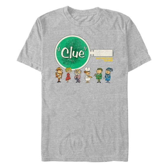 Men's Clue Characters Cartoon  Graphic T-Shirt