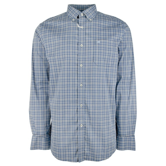 Men's Coastal Passage Tattersall Long Sleeves Shirt TN Medium
