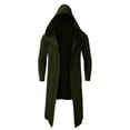 thumbnail image 1 of Men's Coats Jackets Jacket Dark Style Long Cardigan Cloak Coat Hooded Sweater, 1 of 7