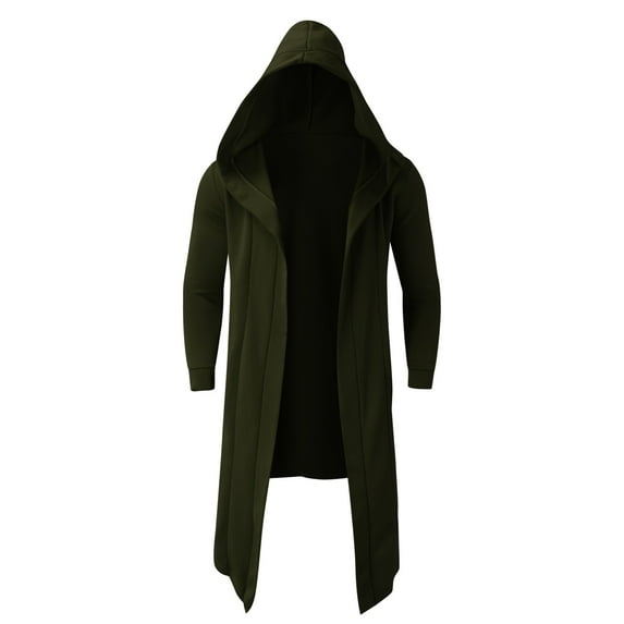 Men's Coats Jackets Jacket Dark Style Long Cardigan Cloak Coat Hooded Sweater